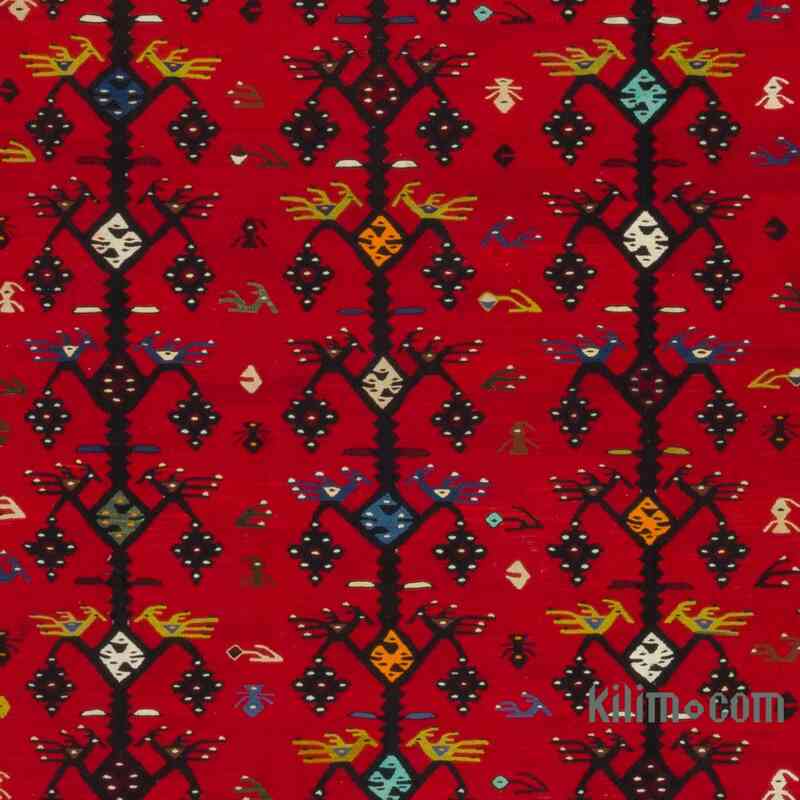 Kırmızı Vintage Şarköy Kilimi - 386 cm x 445 cm - K0059490