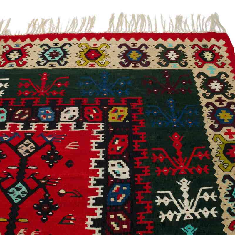 Kırmızı Vintage Şarköy Kilimi - 386 cm x 445 cm - K0059490