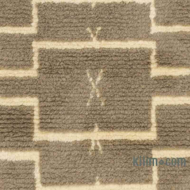 New Moroccan Style Hand-Knotted Tulu Rug - 4' 2" x 5' 9" (50" x 69") - K0059501