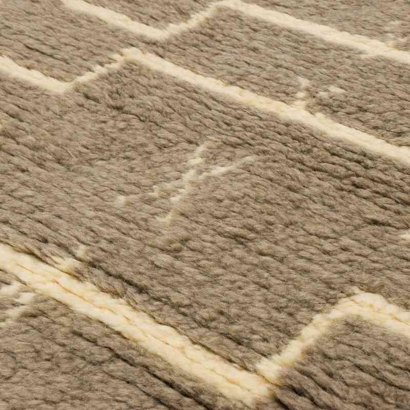 New Moroccan Style Hand-Knotted Tulu Rug - 4' 2" x 5' 9" (50" x 69") - K0059501