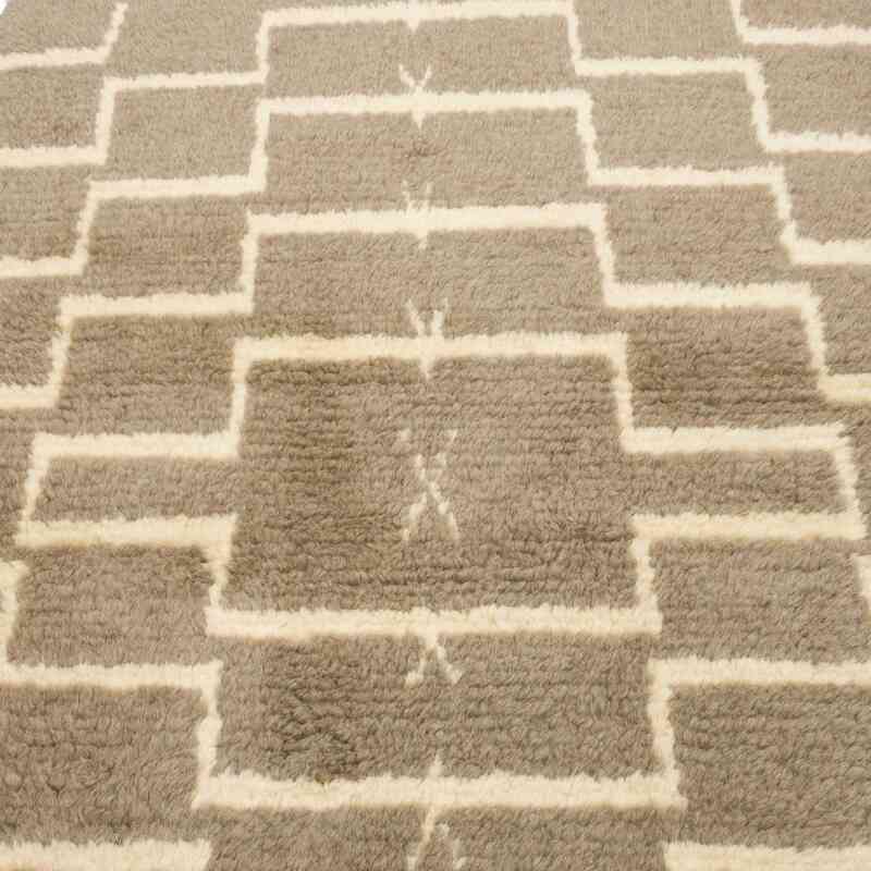 New Moroccan Style Hand-Knotted Tulu Rug - 4' 2" x 5' 9" (50" x 69") - K0059501