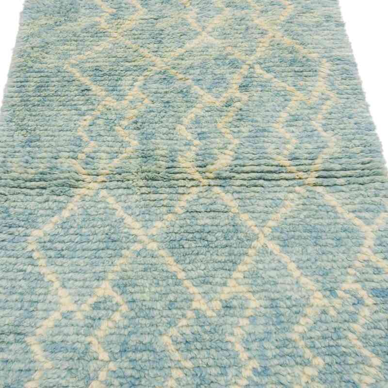 Alfombra 'Tulu' de estilo Marroquí Anudada a Mano - 98 cm x 203 cm - K0059503