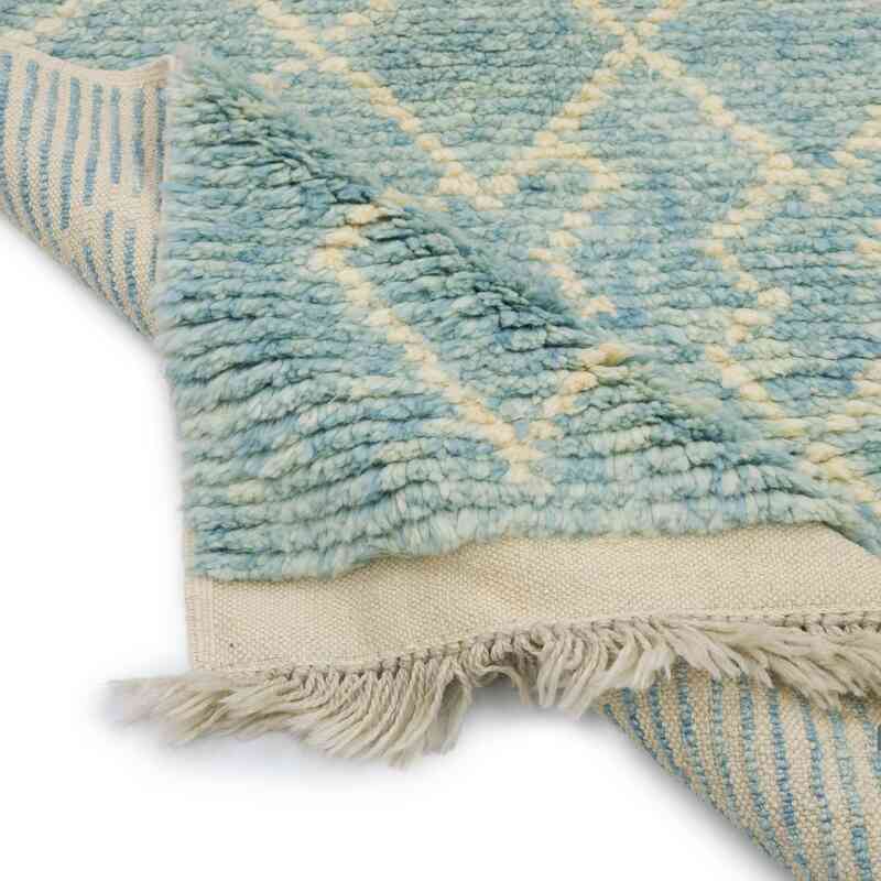 Alfombra 'Tulu' de estilo Marroquí Anudada a Mano - 98 cm x 203 cm - K0059503