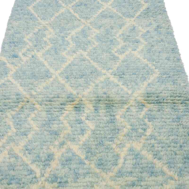 Alfombra 'Tulu' de estilo Marroquí Anudada a Mano - 98 cm x 203 cm - K0059503
