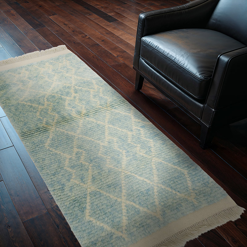 Yeni Fas Stili El Dokuma Tulu - 98 cm x 203 cm - K0059503