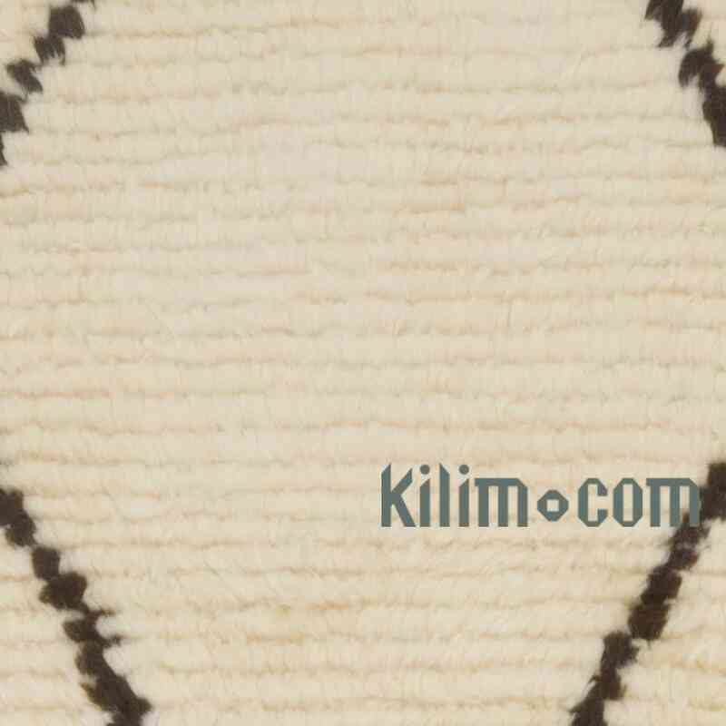 Yeni Fas Stili El Dokuma Tulu - 88 cm x 161 cm - K0059504