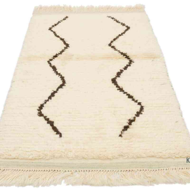 Yeni Fas Stili El Dokuma Tulu - 88 cm x 161 cm - K0059504