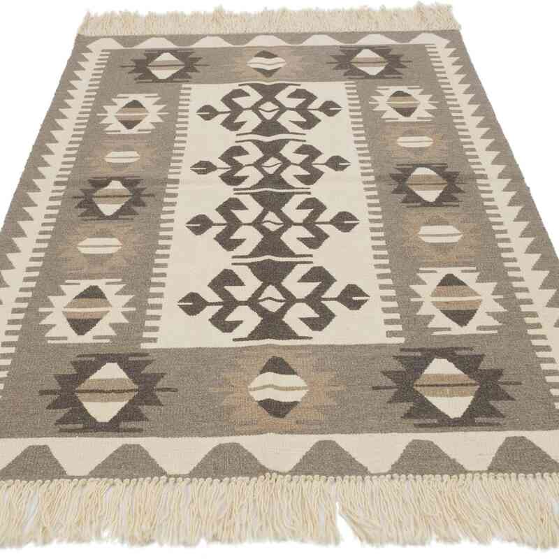 Nueva Alfombra Turca Kilim - 110 cm x 171 cm - K0059506