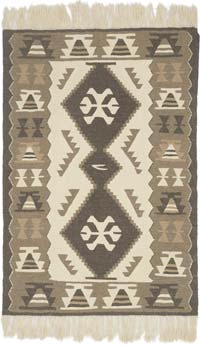 Yeni Kök Boya El Dokuma Kilim - 111 cm x 161 cm