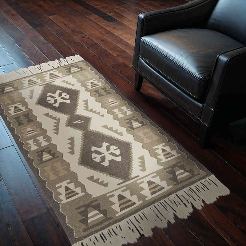 Nueva Alfombra Turca Kilim - 111 cm x 161 cm - K0059507