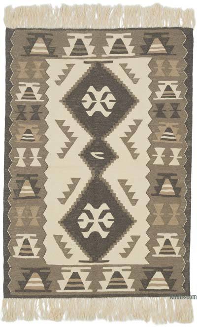 New Handwoven Turkish Kilim Rug - 3' 8" x 5' 4" (44 in. x 64 in.)