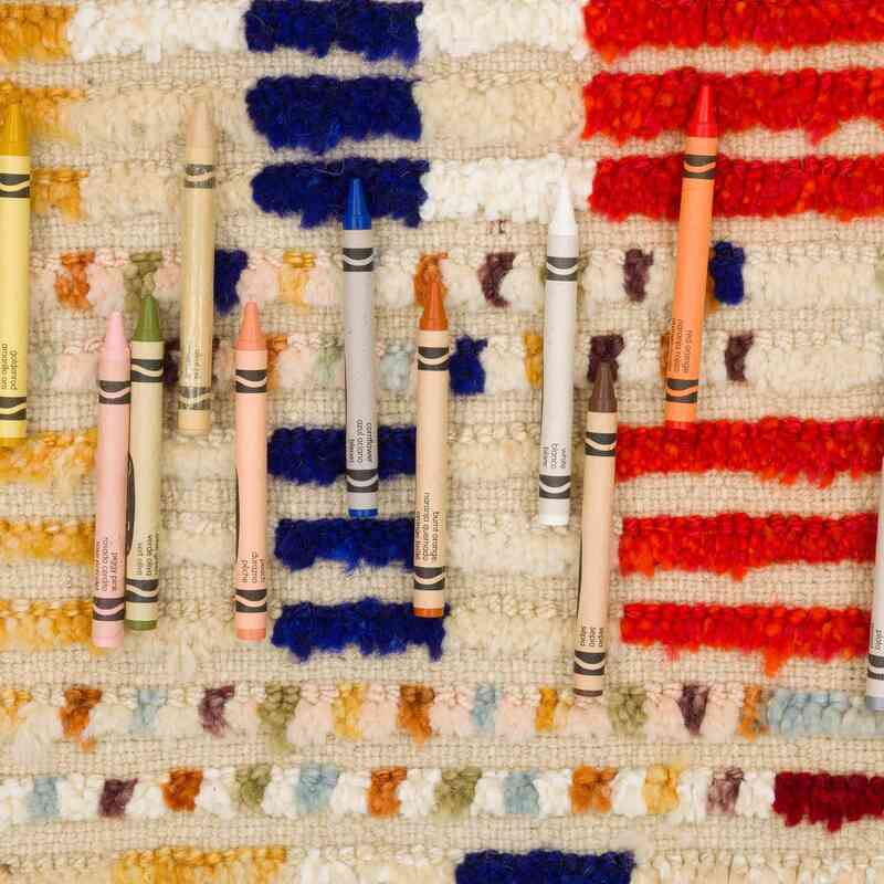 Alfombra "Tulu" de estilo marroquí anudada a mano - 172 cm x 233 cm - K0059517