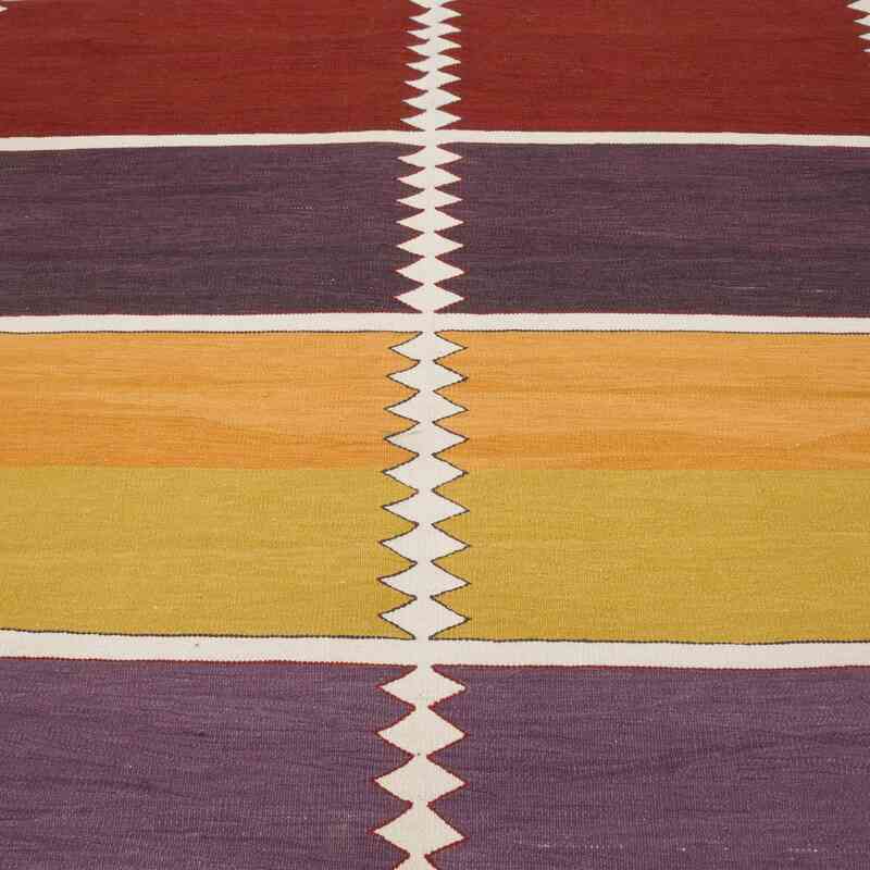 New Handwoven Turkish Kilim Rug - 5' 11" x 9' 1" (71" x 109") - K0059519