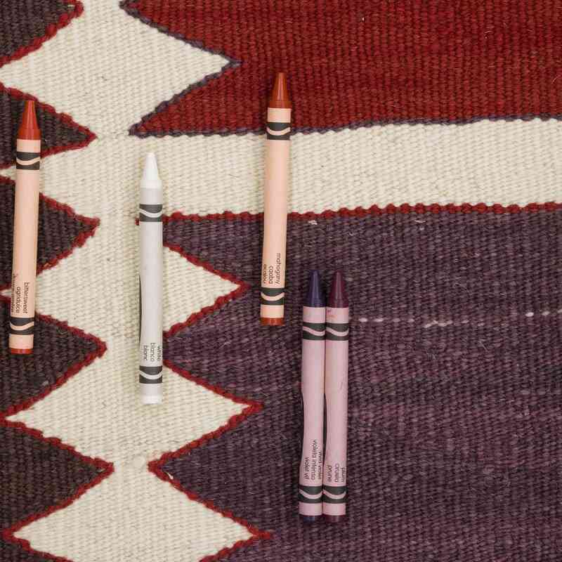 New Handwoven Turkish Kilim Rug - 5' 11" x 9' 1" (71" x 109") - K0059519