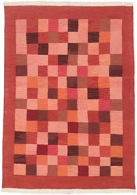 New Handwoven Turkish Kilim Rug - 4' 3" x 5' 9" (51" x 69")
