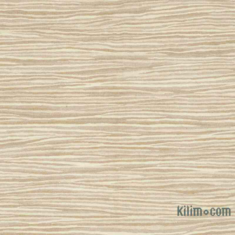 Bej Yeni Kök Boya El Dokuma Kilim - 236 cm x 273 cm - K0059526