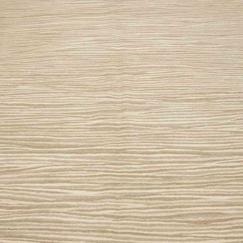 Bej Yeni Kök Boya El Dokuma Kilim - 236 cm x 273 cm - K0059526