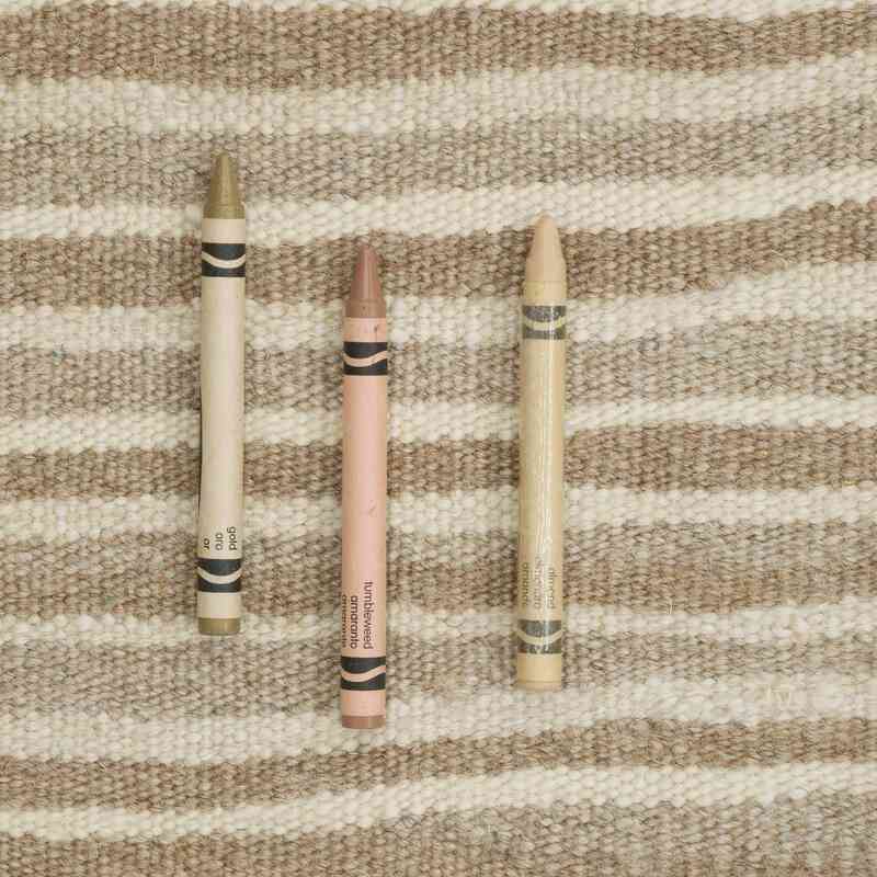 Bej Yeni Kök Boya El Dokuma Kilim - 236 cm x 273 cm - K0059526