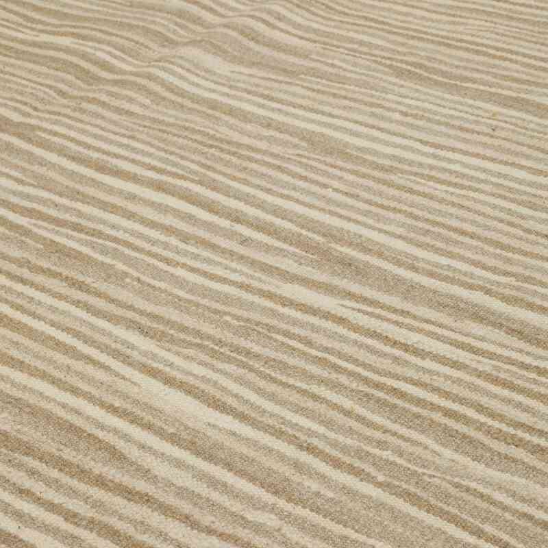 Bej Yeni Kök Boya El Dokuma Kilim - 236 cm x 273 cm - K0059526