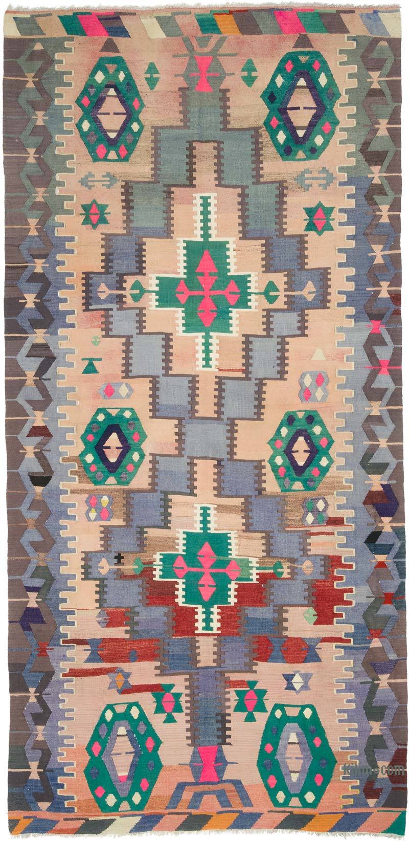 Alfombra Vintage Manisa Kilim - 164 cm x 340 cm - K0059529