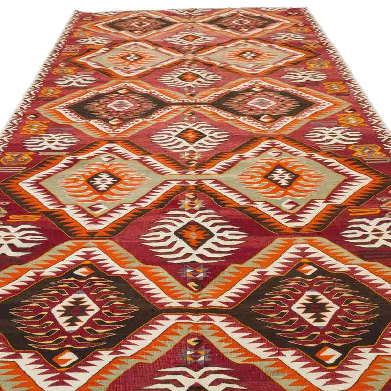 Vintage Mut Kilim Rug - 5' 3" x 10'  (63" x 120") - K0059535