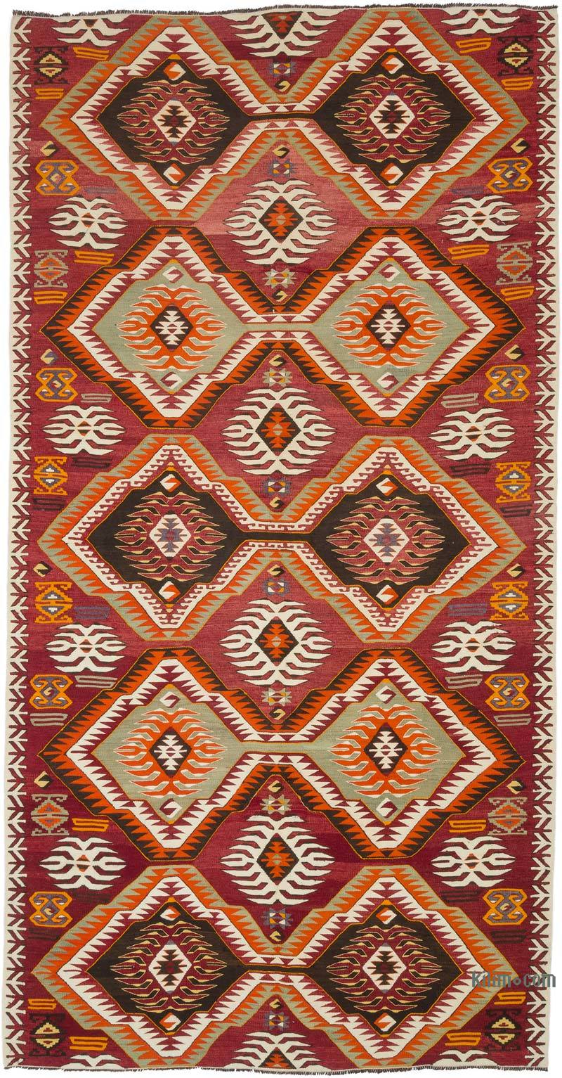 Vintage Mut Kilim Rug - 5' 3" x 10'  (63" x 120") - K0059535