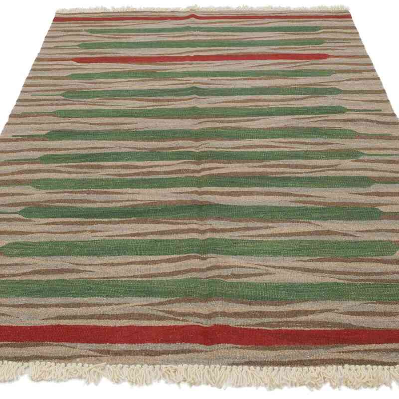 Yeni Kök Boya El Dokuma Kilim - 124 cm x 186 cm - K0059547