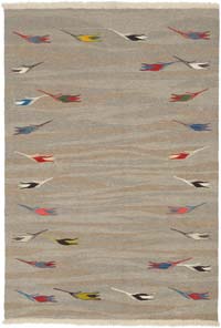 Yeni Kök Boya El Dokuma Kilim - 123 cm x 177 cm