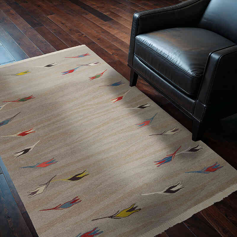 Nueva Alfombra Turca Kilim - 123 cm x 177 cm - K0059548