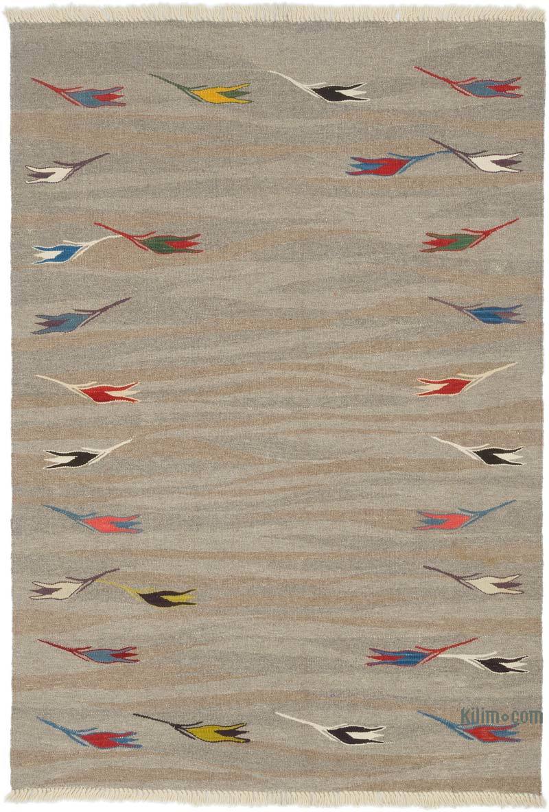 Nueva Alfombra Turca Kilim - 123 cm x 177 cm - K0059548