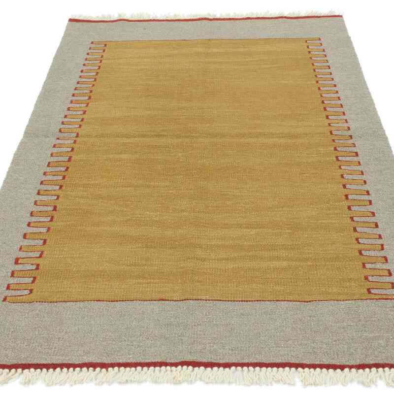 Yeni Kök Boya El Dokuma Kilim - 102 cm x 149 cm - K0059549