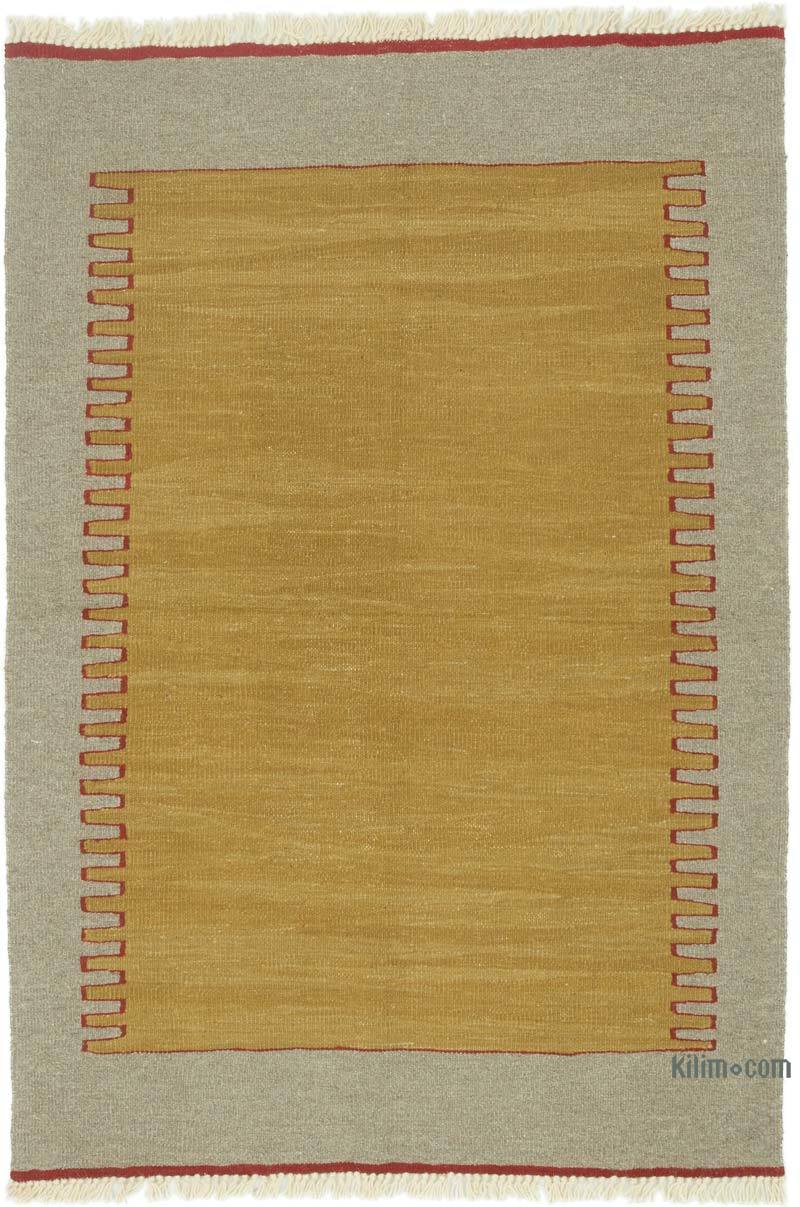Yeni Kök Boya El Dokuma Kilim - 102 cm x 149 cm - K0059549