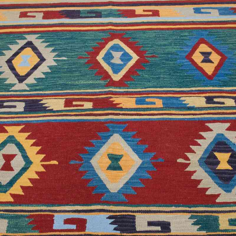 New Handwoven Turkish Kilim Rug - 4'  x 6' 3" (48" x 75") - K0059550