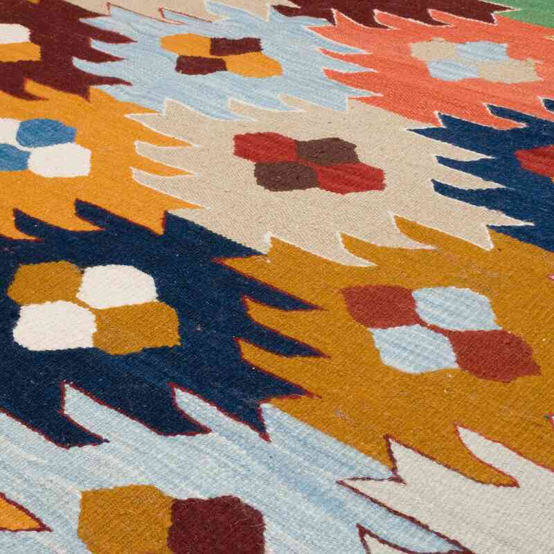 New Handwoven Turkish Kilim Rug - 6' 1" x 8'  (73" x 96") - K0059553