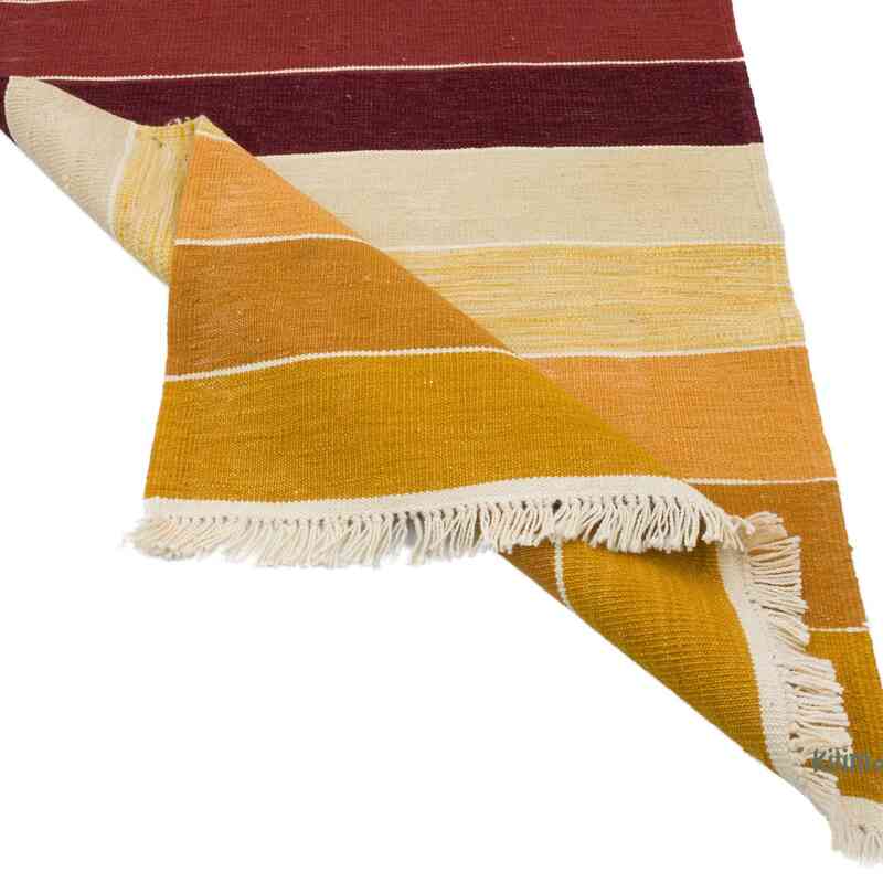 New Handwoven Turkish Kilim Runner - 3'  x 12' 6" (36" x 150") - K0059555