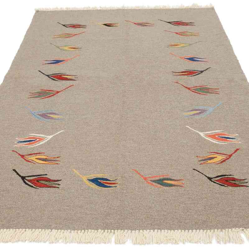 Yeni Kök Boya El Dokuma Kilim - 124 cm x 182 cm - K0059557