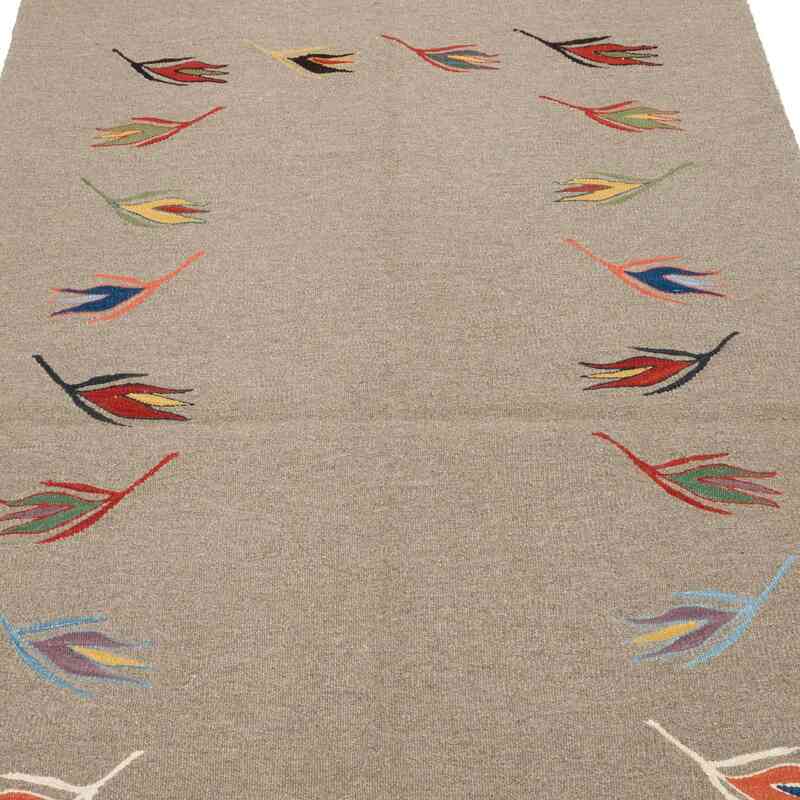 Yeni Kök Boya El Dokuma Kilim - 124 cm x 182 cm - K0059557
