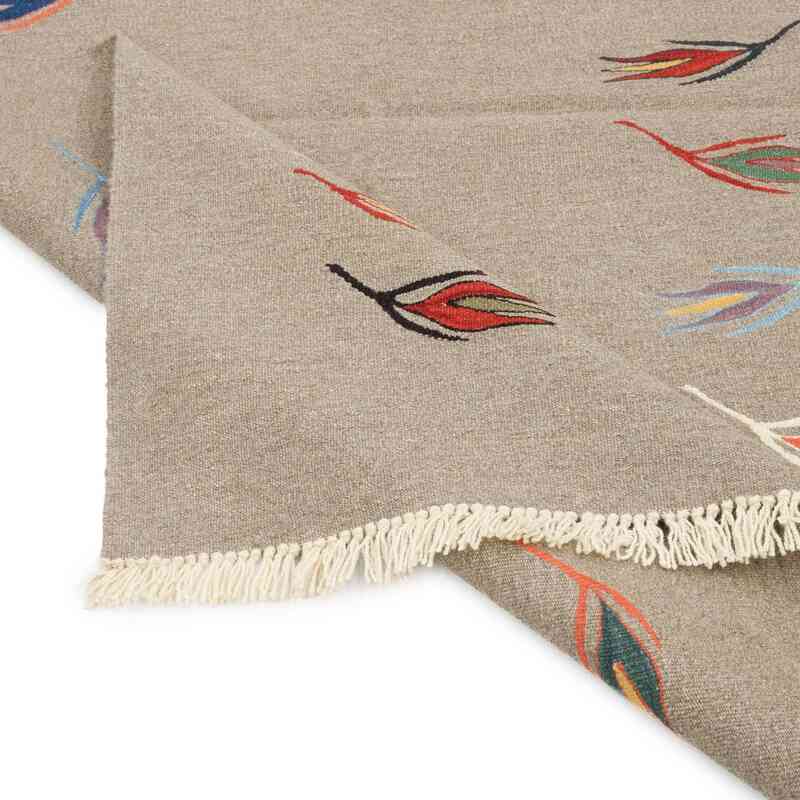Yeni Kök Boya El Dokuma Kilim - 124 cm x 182 cm - K0059557