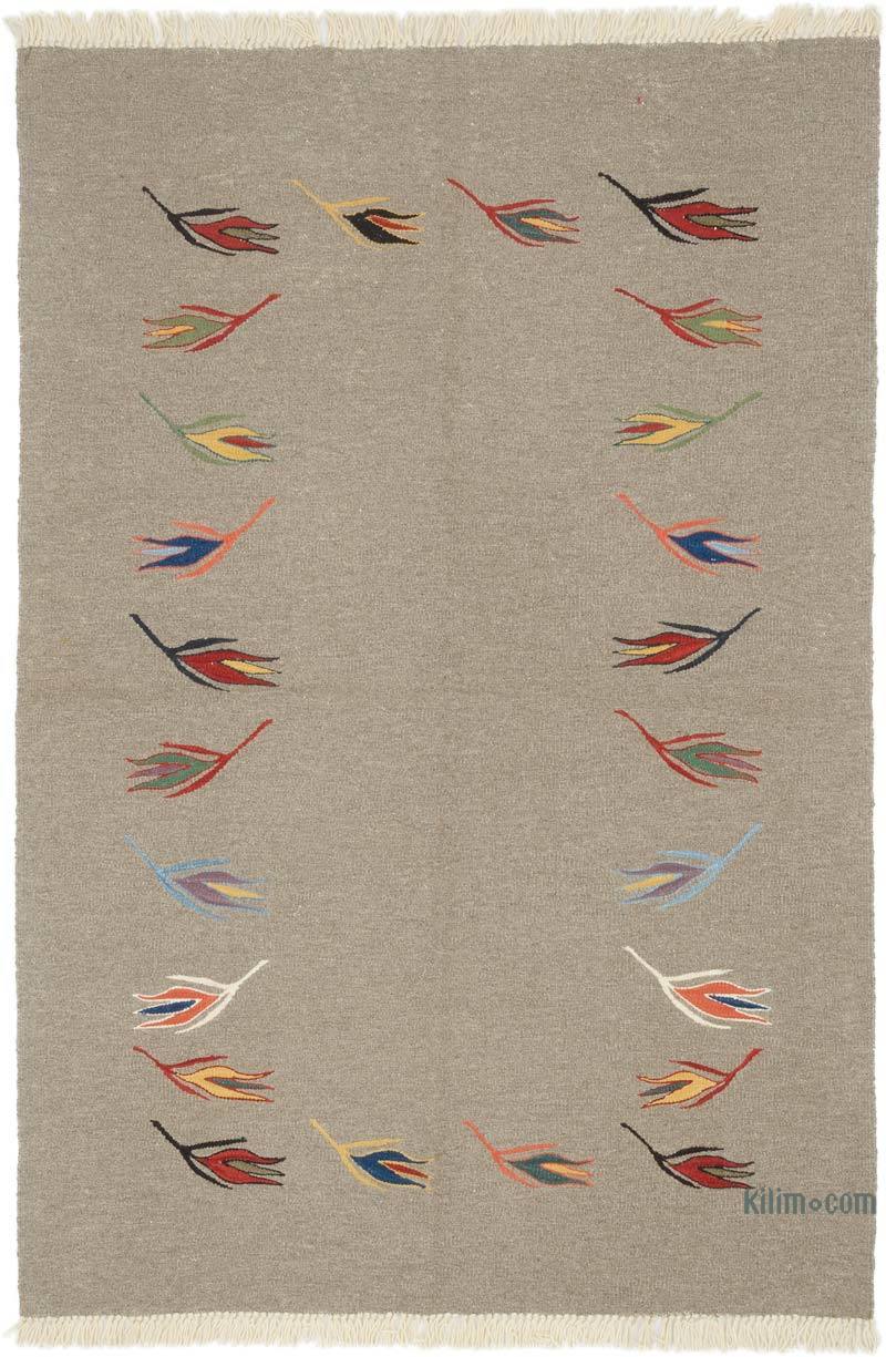 Yeni Kök Boya El Dokuma Kilim - 124 cm x 182 cm - K0059557
