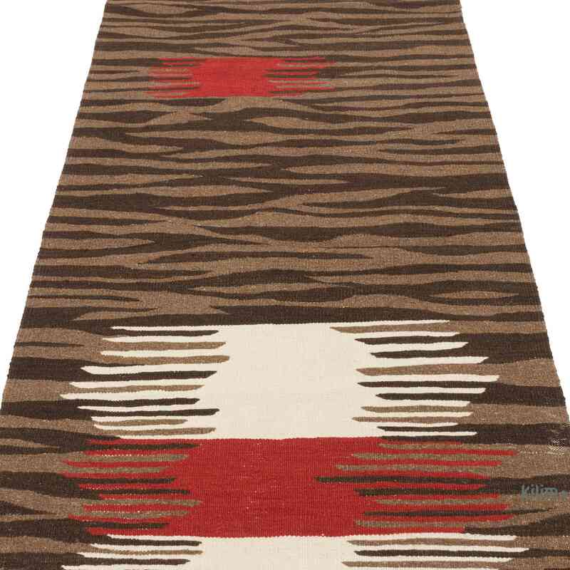 New Handwoven Turkish Kilim Runner - 2' 9" x 11' 3" (33" x 135") - K0059560