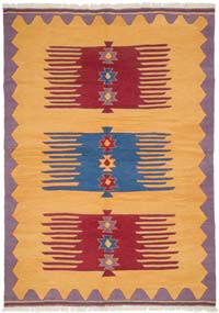 Yeni Kök Boya El Dokuma Kilim - 184 cm x 256 cm