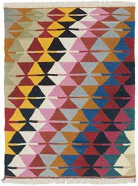 Yeni Kök Boya El Dokuma Kilim - 92 cm x 121 cm