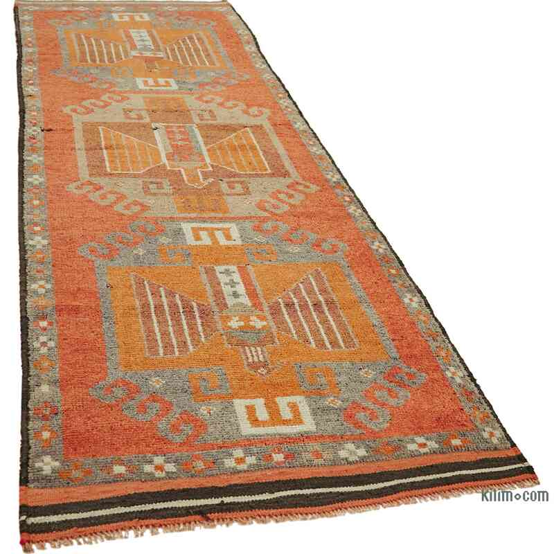 Alfombra Vintage de pasillo - 110 cm x 348 cm - K0059580