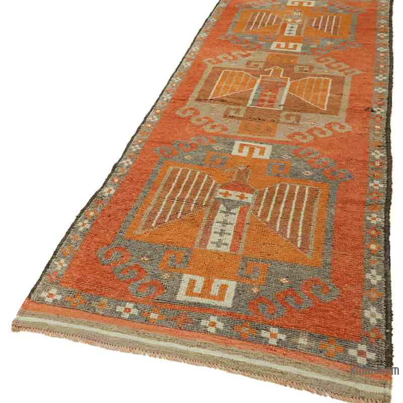 Alfombra Vintage de pasillo - 110 cm x 348 cm - K0059580