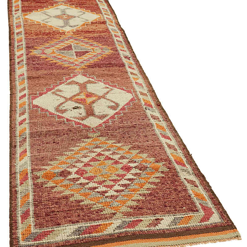 Alfombra Vintage de pasillo - 88 cm x 370 cm - K0059585