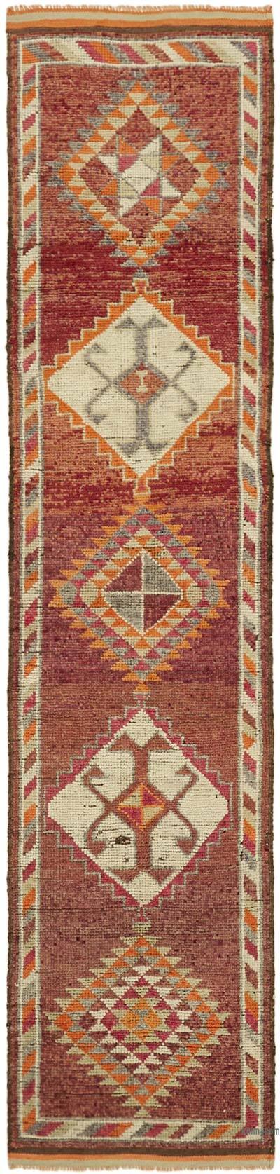 Vintage Anadolu Yolluk - 88 cm x 370 cm