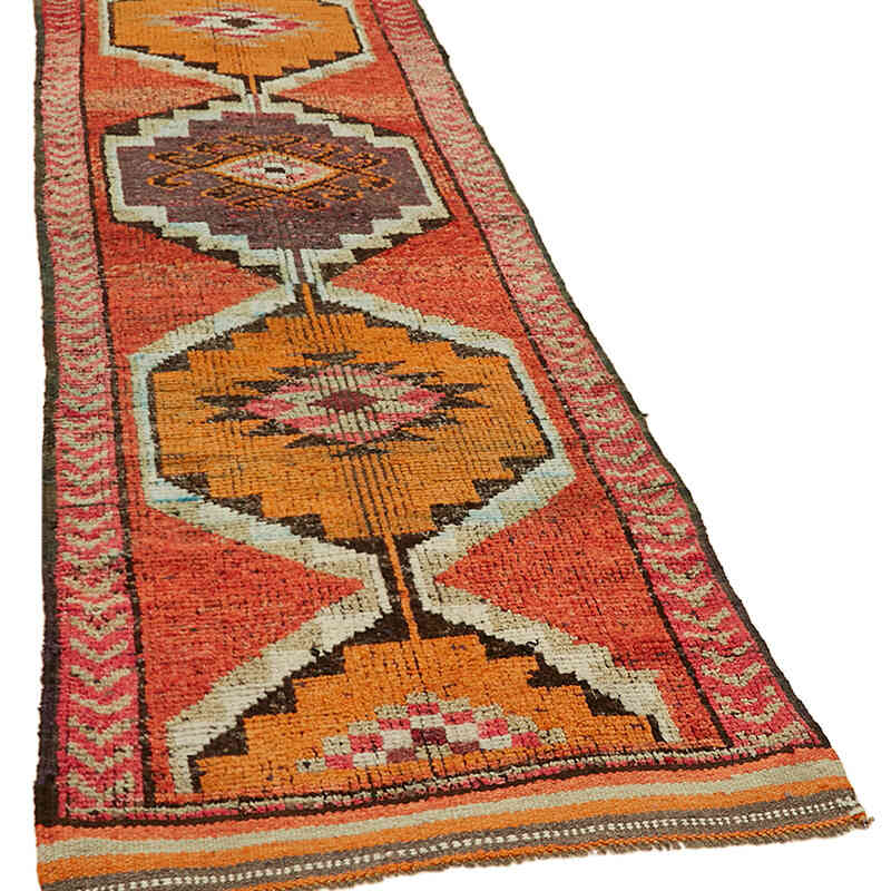 Vintage Anadolu Yolluk - 96 cm x 313 cm - K0059589