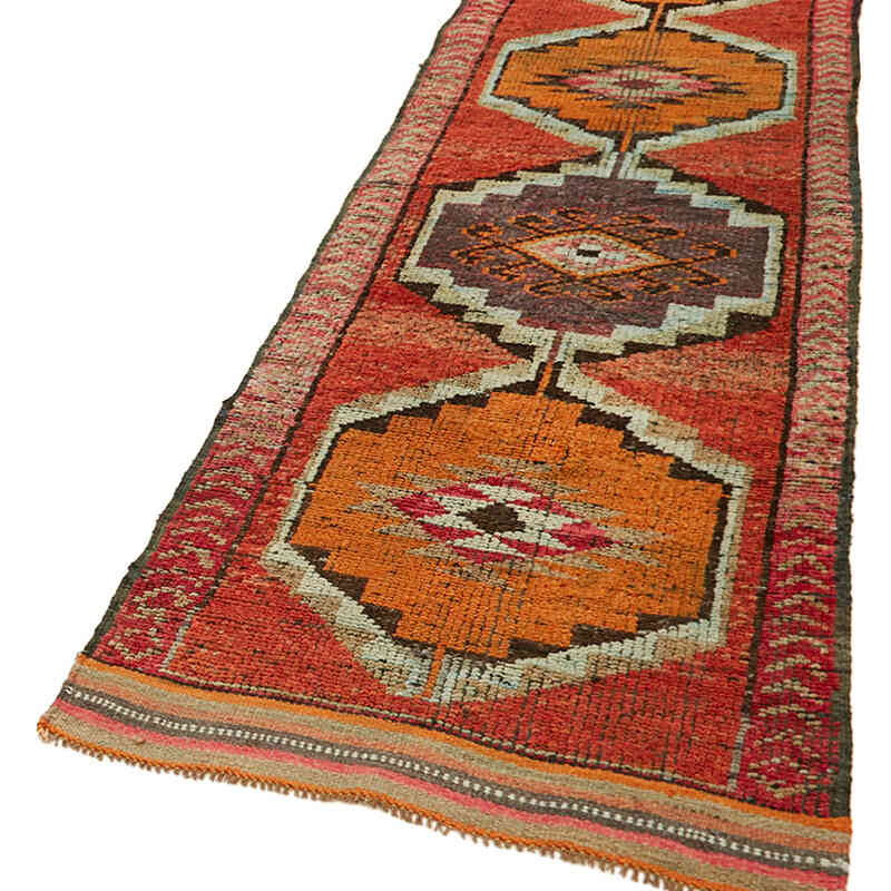 Vintage Anadolu Yolluk - 96 cm x 313 cm - K0059589