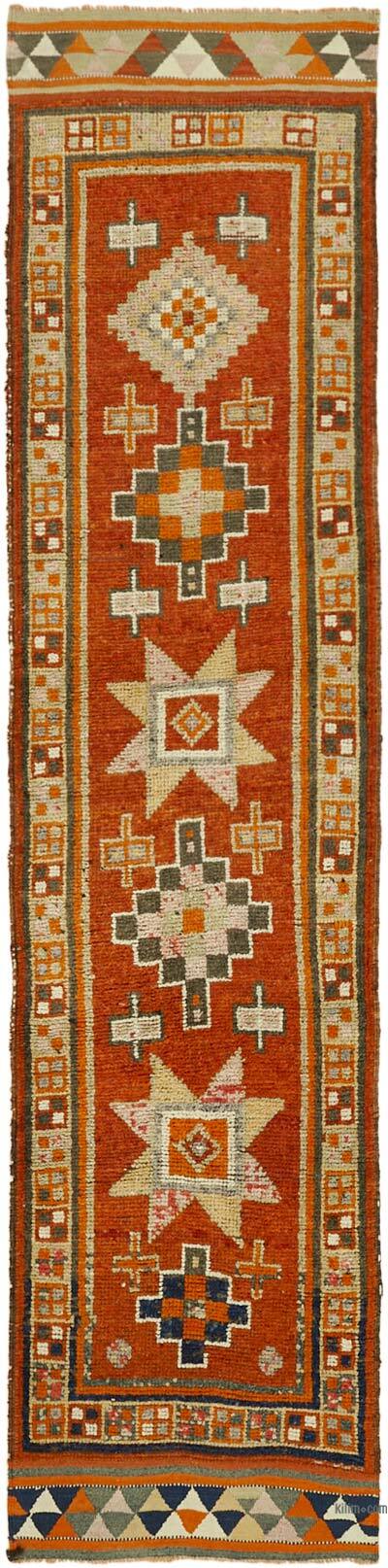 Vintage Anadolu Yolluk - 97 cm x 380 cm