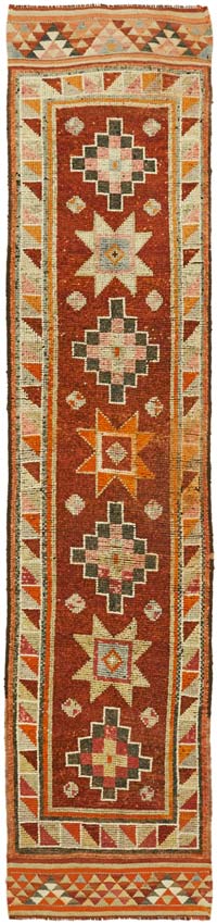 Alfombra Vintage de pasillo - 94 cm x 400 cm
